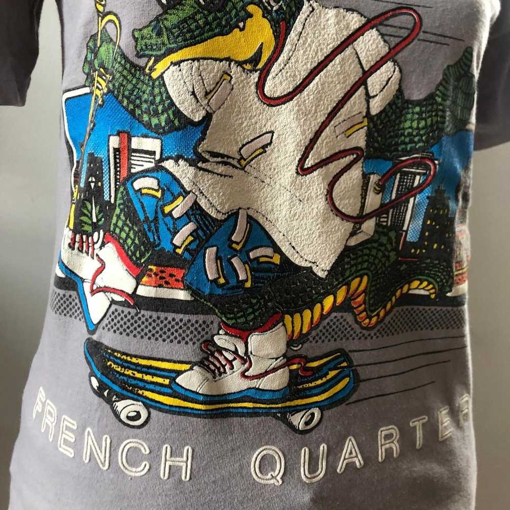 Vintage New Orleans Graphic Tee - French Quarter … - image 8