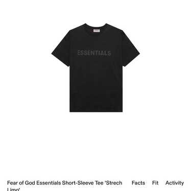 FOG - Fear Of God  Essentials Black T-Shirt - image 1