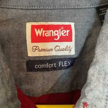 Wrangler Comfort Flex Short Sleeve Shirt Size M