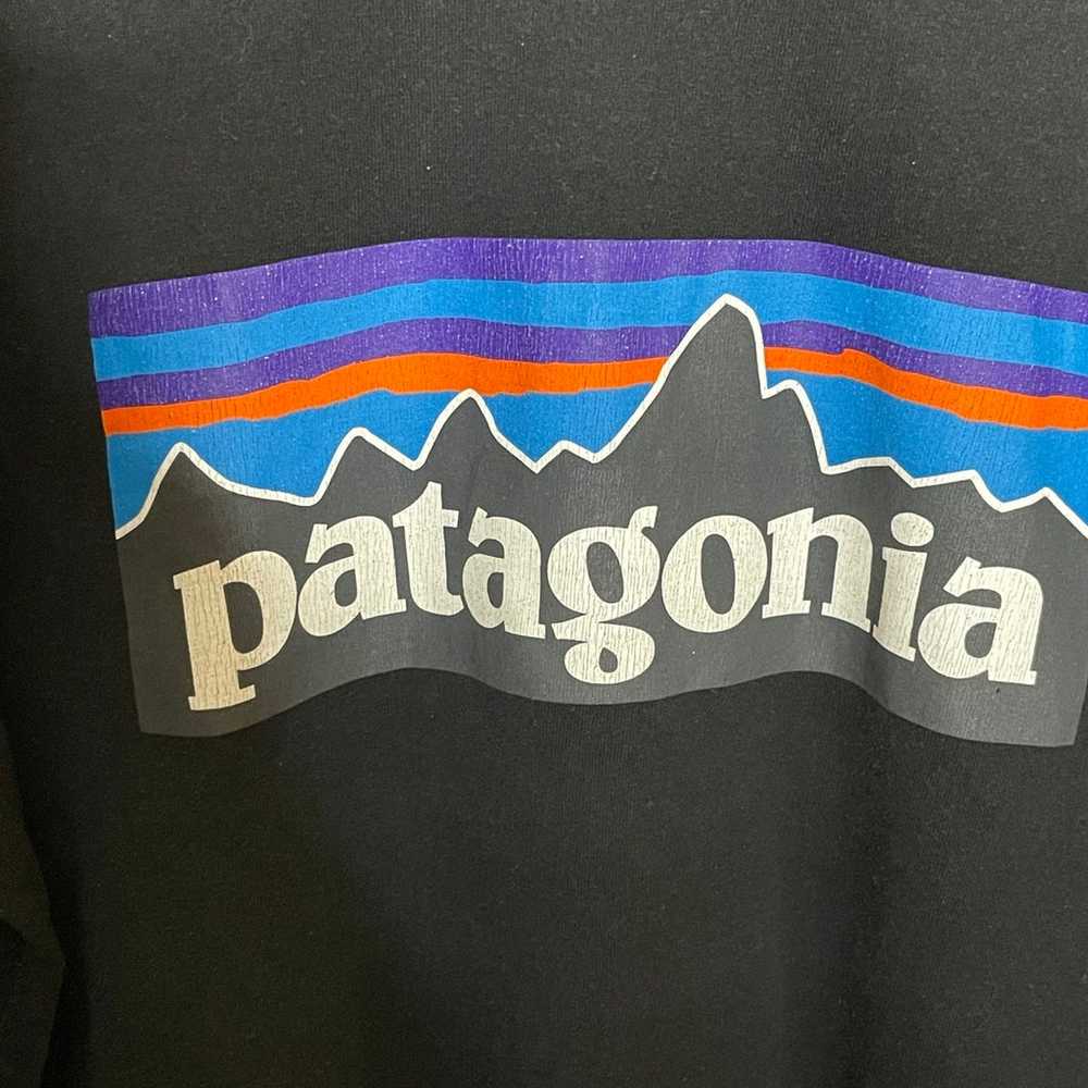 Patagonia Shirt Mens Medium  Black Organic Cotton… - image 7