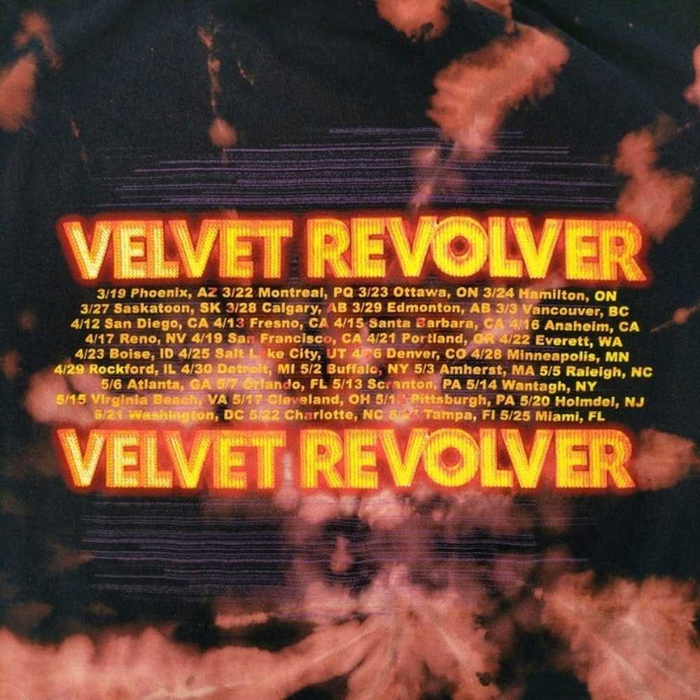 Velvet Revolver Custom Dye Tour T-Shirt - image 4