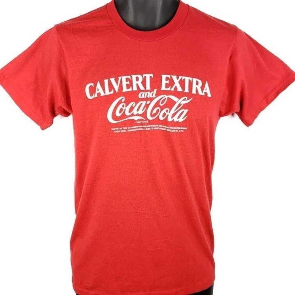 Calvert Extra Coca Cola T Shirt Vintage - image 1