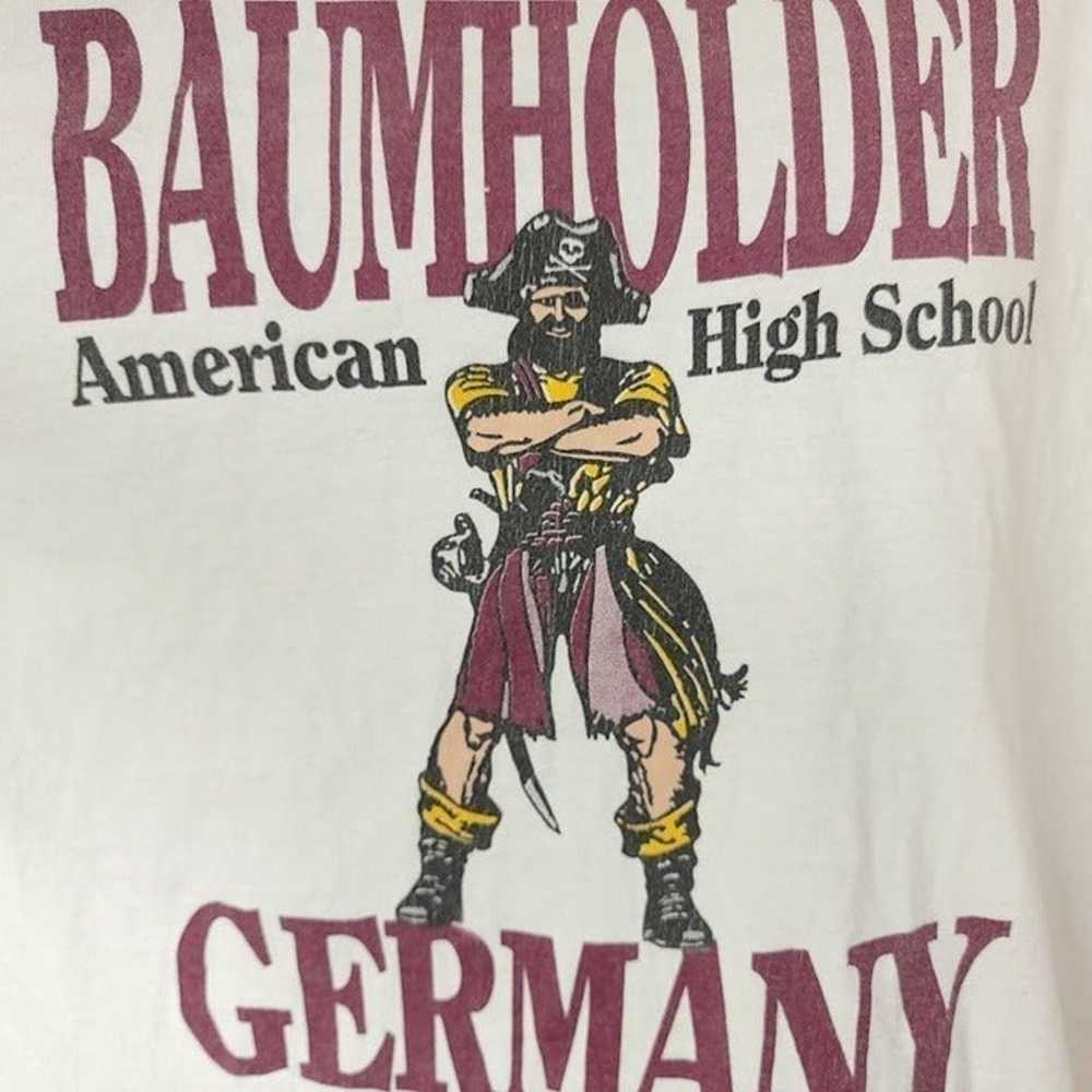 Baumholder American High School T Shirt Vintage 9… - image 2