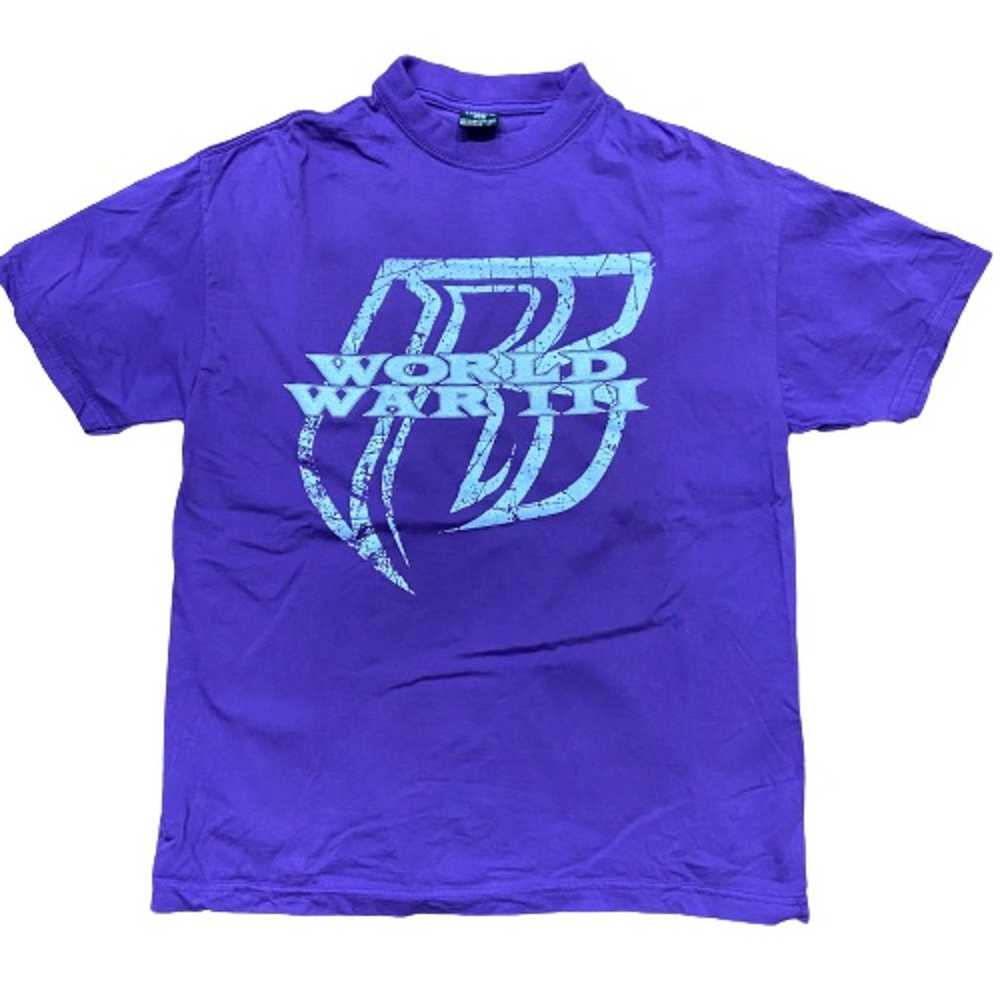 Ruff Ryders Y2K World War III Purple White T-Shir… - image 8