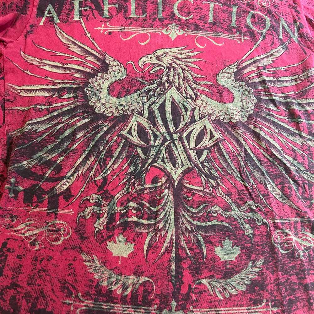Affliction graphic T tee shirt Georges ST Pierre … - image 2