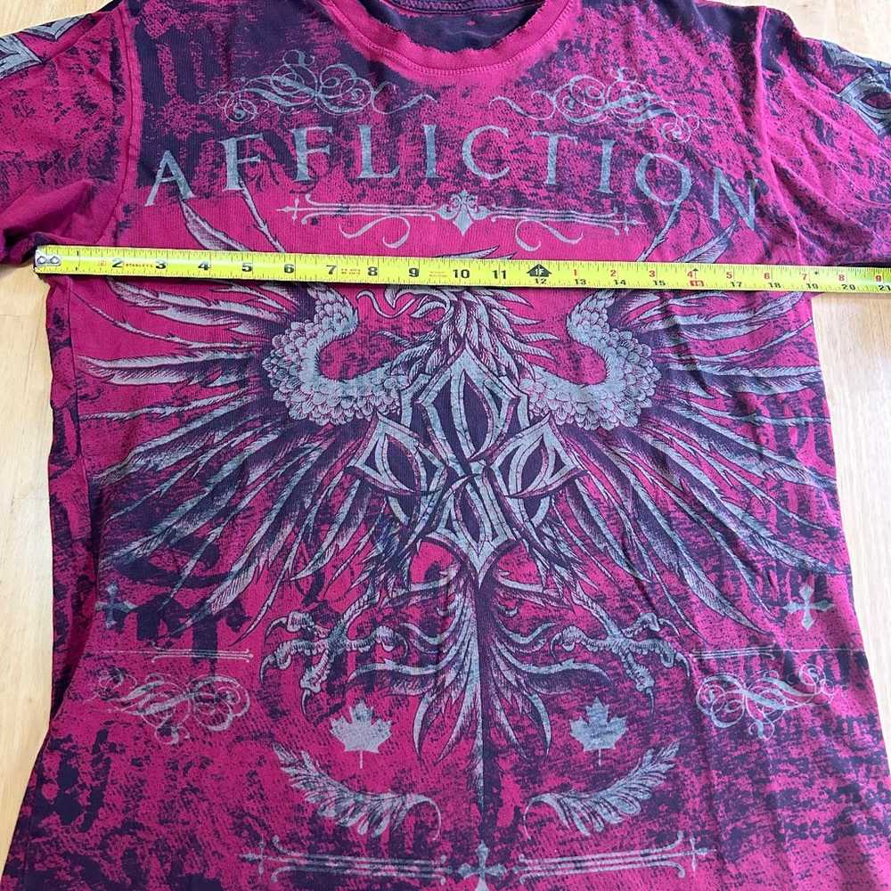 Affliction graphic T tee shirt Georges ST Pierre … - image 3