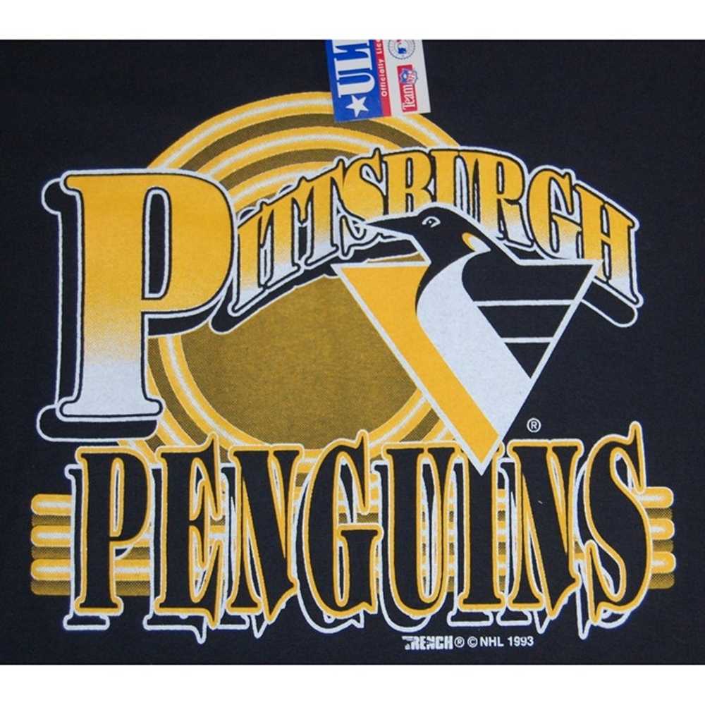 NWT Vintage 1993 Pittsburgh Penguins NHL Trench T… - image 2
