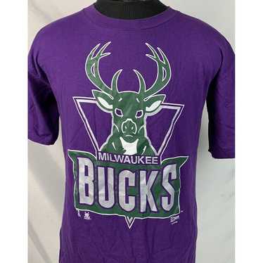 Vintage Milwaukee Bucks T Shirt Single Stitch Sale