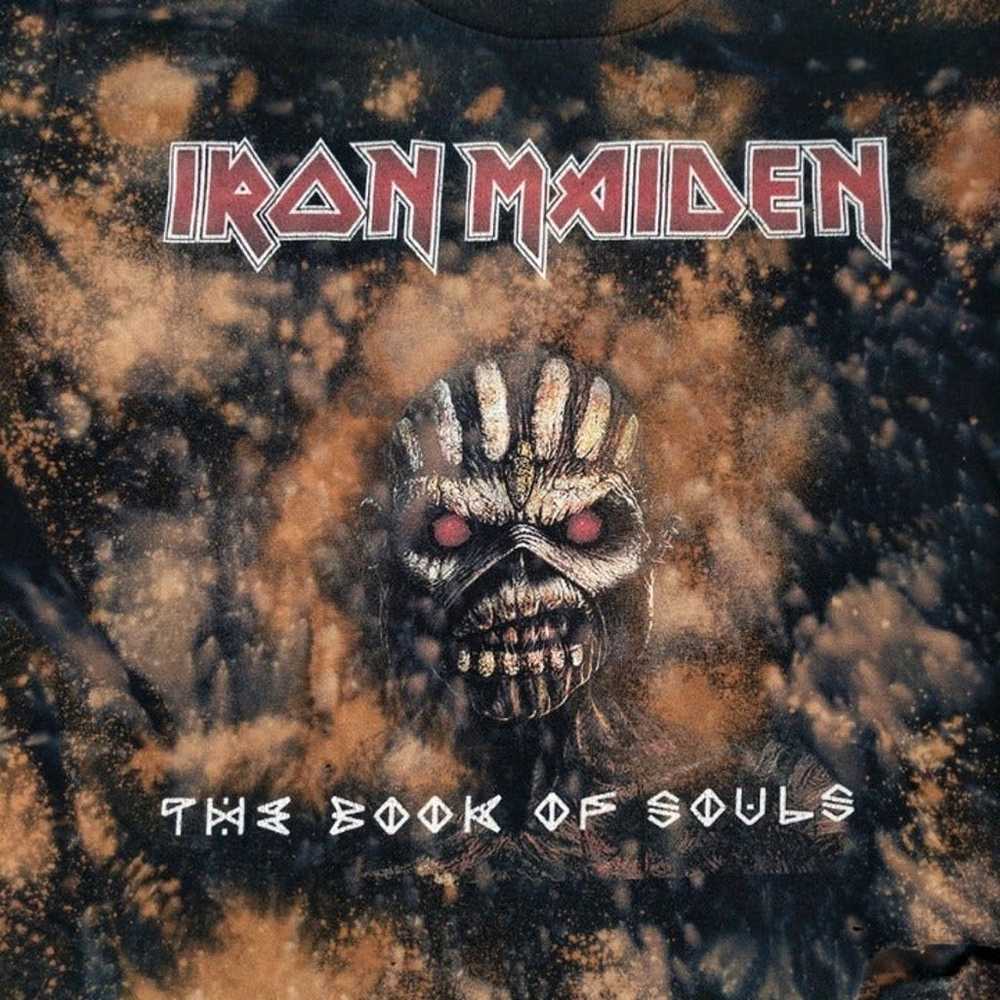 Iron Maiden Book of Souls Custom T-Shirt - image 2
