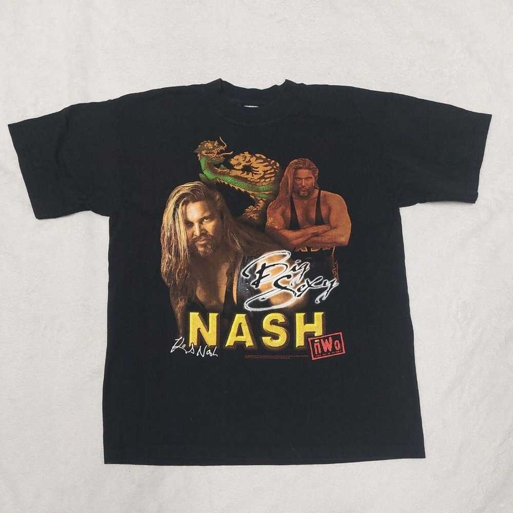 Vintage 1999 Kevin Nash Big Sexy NWO Black T-Shir… - image 1