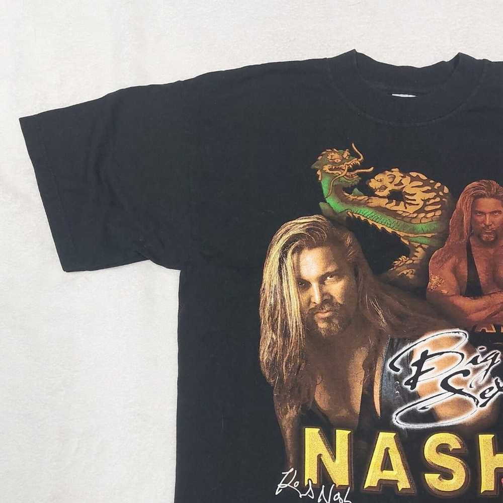 Vintage 1999 Kevin Nash Big Sexy NWO Black T-Shir… - image 2