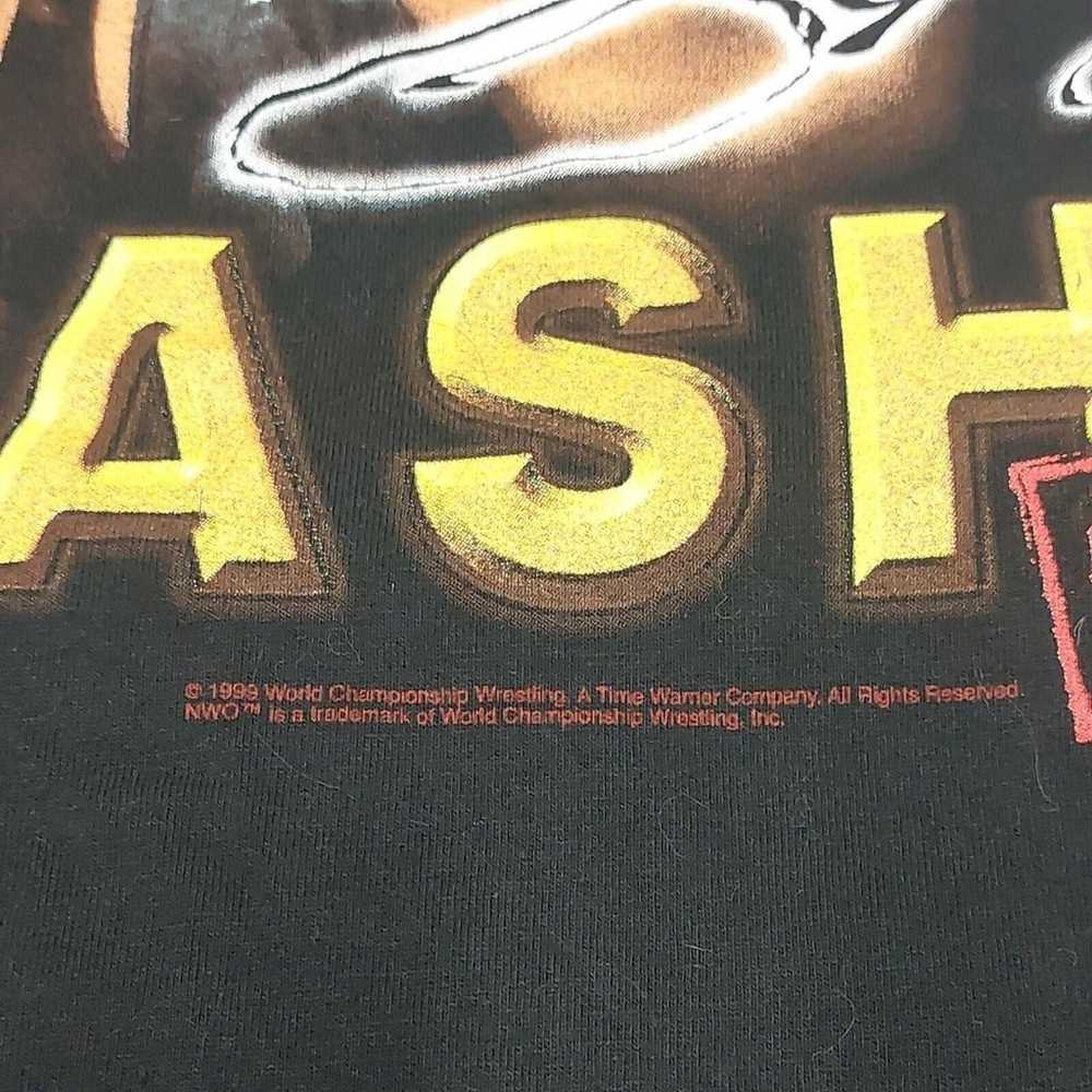 Vintage 1999 Kevin Nash Big Sexy NWO Black T-Shir… - image 6
