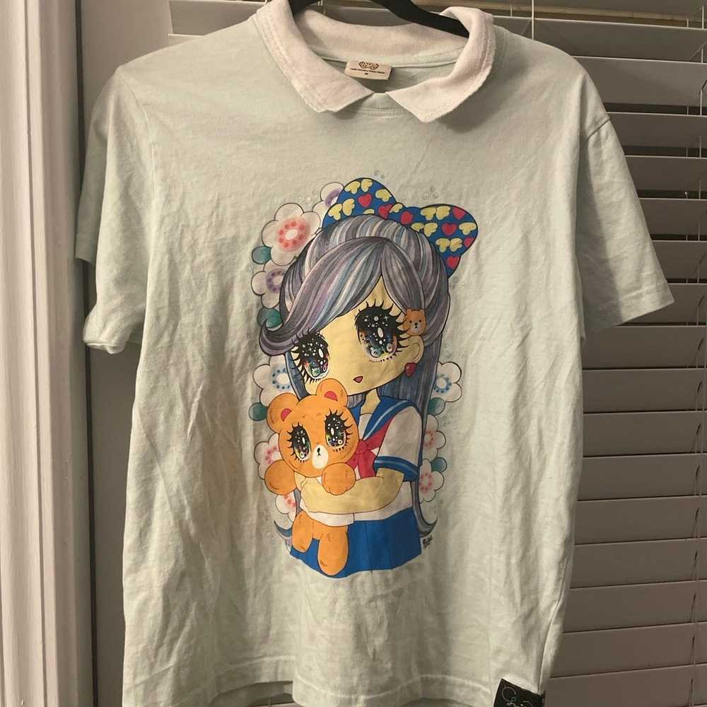 Yurie Sekiya X Teddy Fresh collab collared tee - image 1