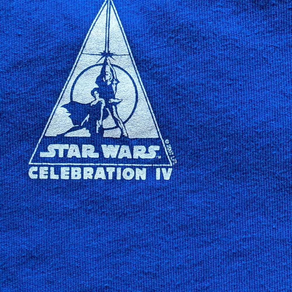 Vintage Star Wars Yoda ringer t-shirt - image 5