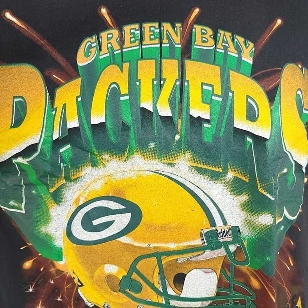 Green Bay Packers T Shirt Vintage 90s NFL Footbal… - image 2