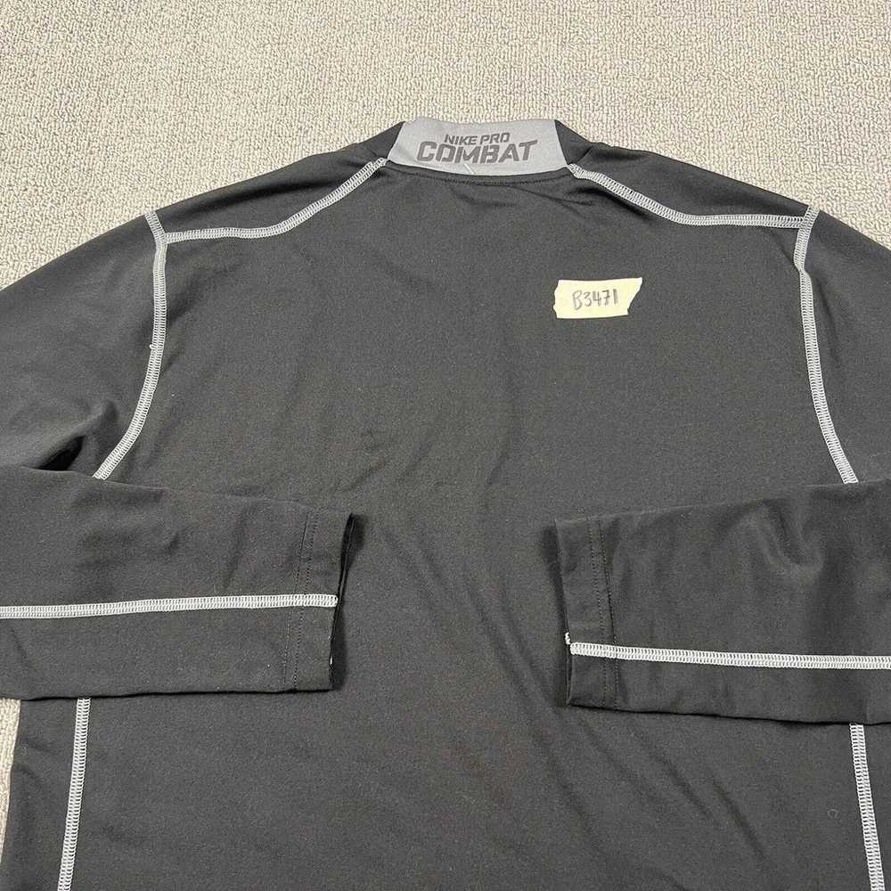 Nike Pro Combat Shirt Adult Large Black Long Slee… - image 12