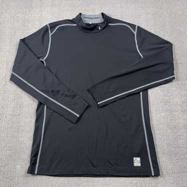 Nike Pro Combat Shirt Adult Large Black Long Slee… - image 1