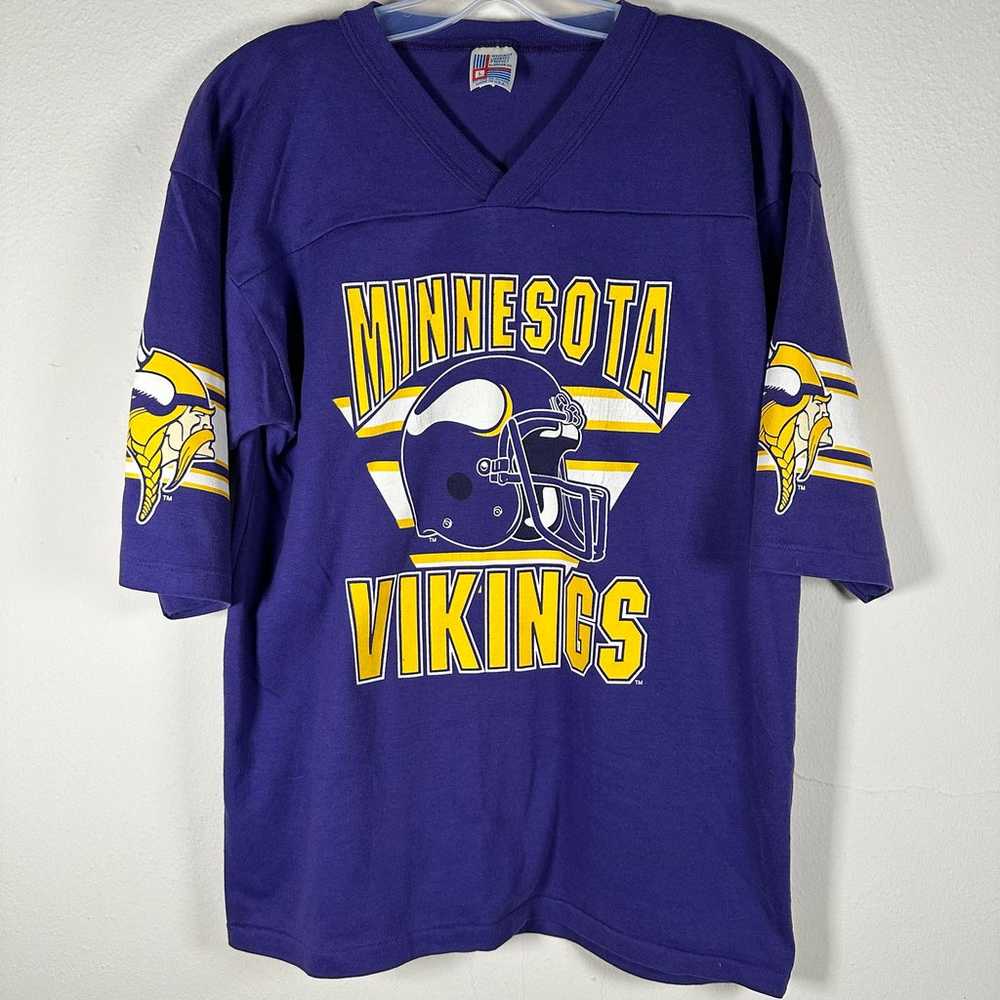 Vintage NFL  80’s Minnesota Vikings Football Jers… - image 2