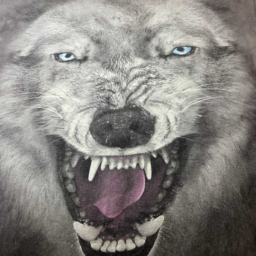 Mountain tee WOLF t-shirt 3D Sz L nature tee the … - image 2