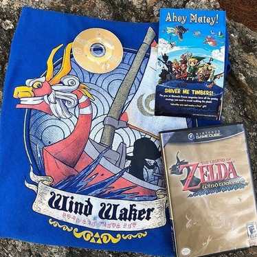 2002 Legend of Zelda Wind Waker T-Shirt Gamecube … - image 1