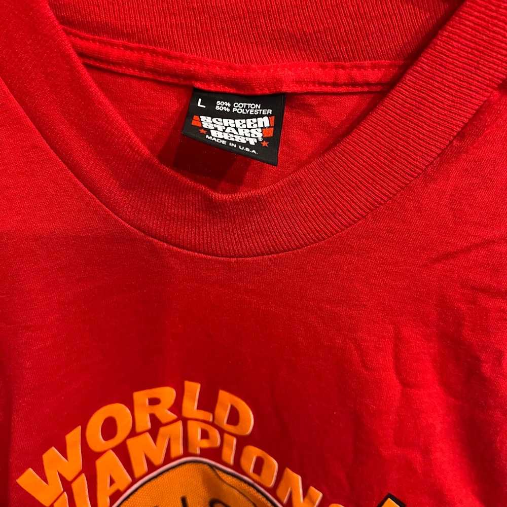 1991 Chicago Bulls World Champions shirt - image 2