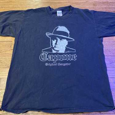 Vintage Al Capone mobster gangster tshirt shirt s… - image 1