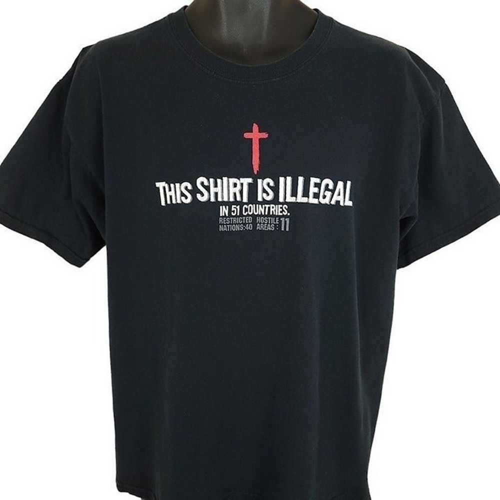 Christian T Shirt Vintage Y2K Jesus Christ Power … - image 2