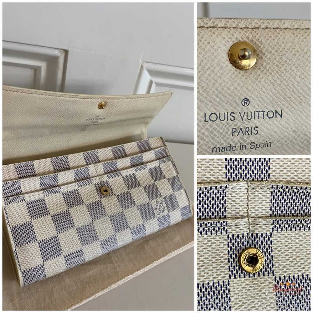 Louis Vuitton LOUIS VUITTON Damier Azur Canvas Le… - image 3