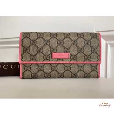 Gucci GUCCI GG Plus Monogram Continental Flap Tri… - image 1