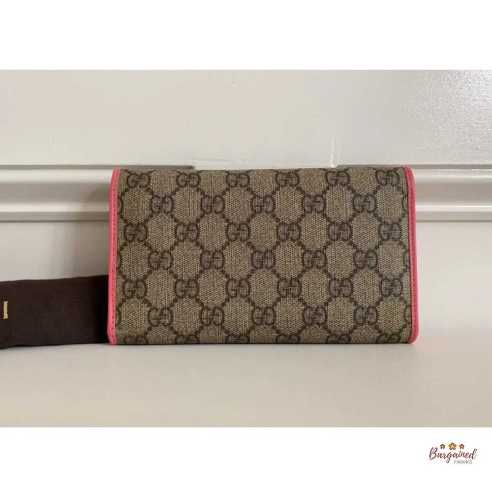 Gucci GUCCI GG Plus Monogram Continental Flap Tri… - image 3