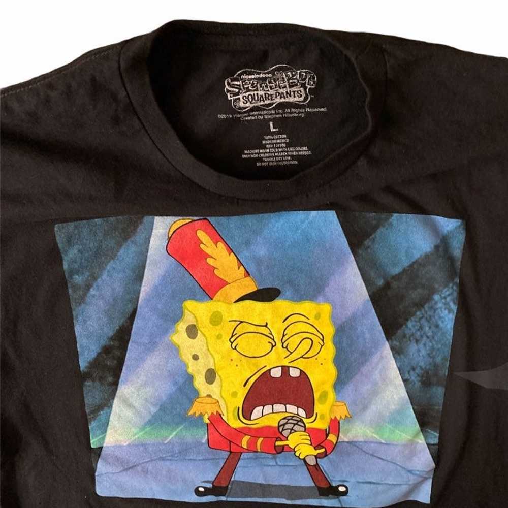 Spongebob Bubble Bowl Shirt Mens L - image 2