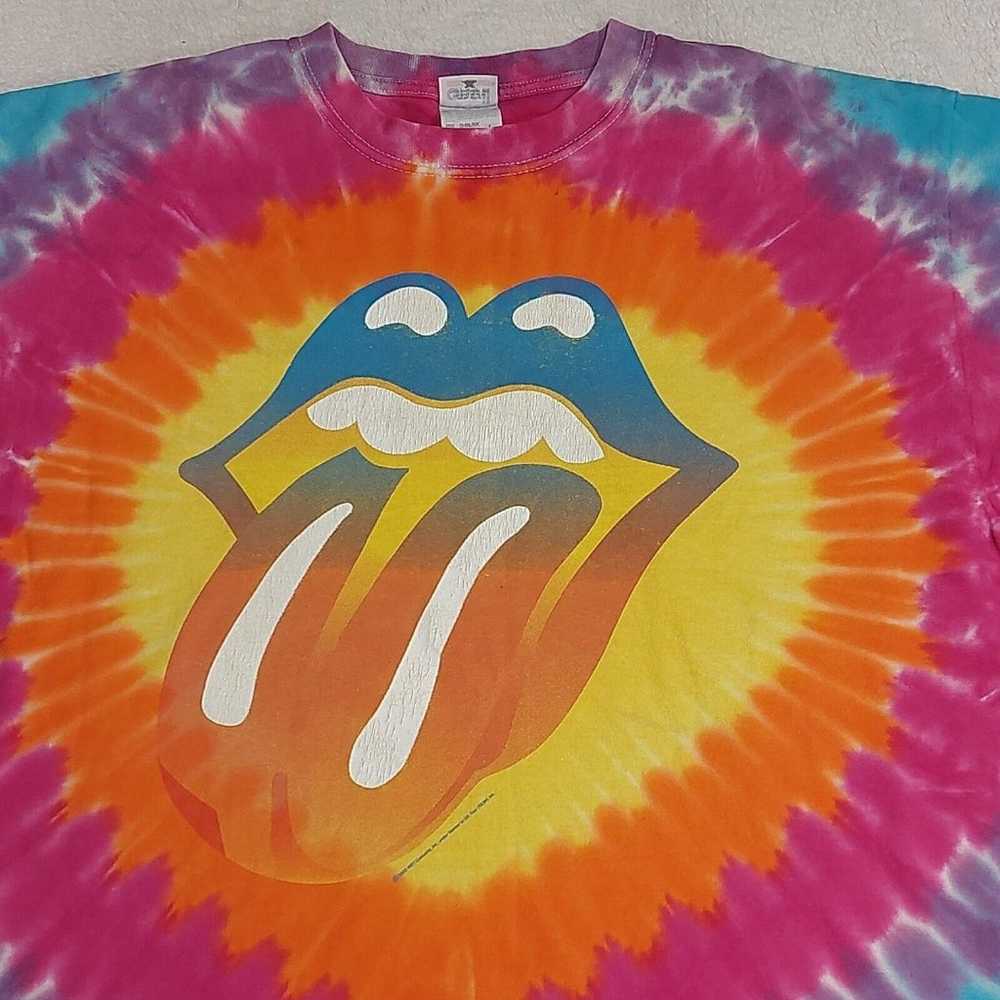 Vintage The Rolling Stones Tie Dye 2002-03 USA To… - image 2
