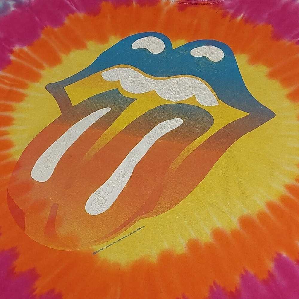 Vintage The Rolling Stones Tie Dye 2002-03 USA To… - image 3