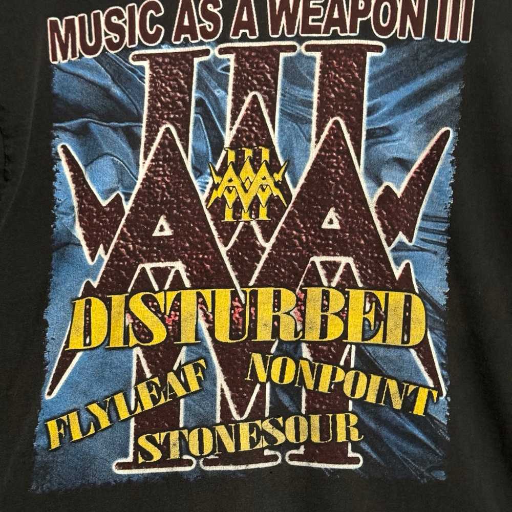 Disturbed Band Tour Shirt - image 2