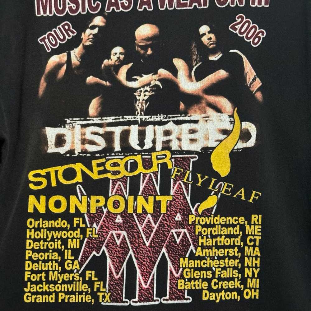 Disturbed Band Tour Shirt - image 3