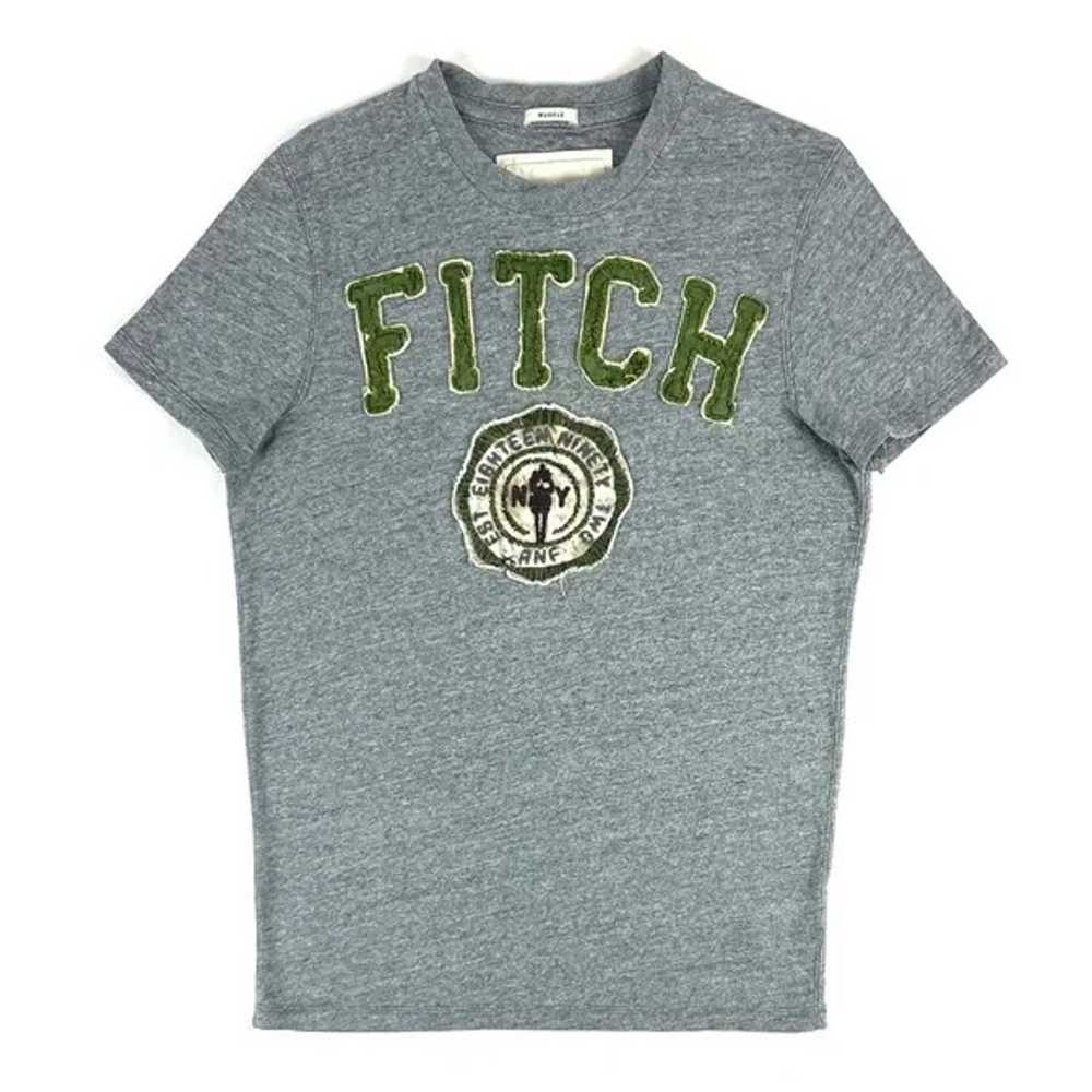 Abercrombie & Fitch Cold River Logo Grey Graphic … - image 2