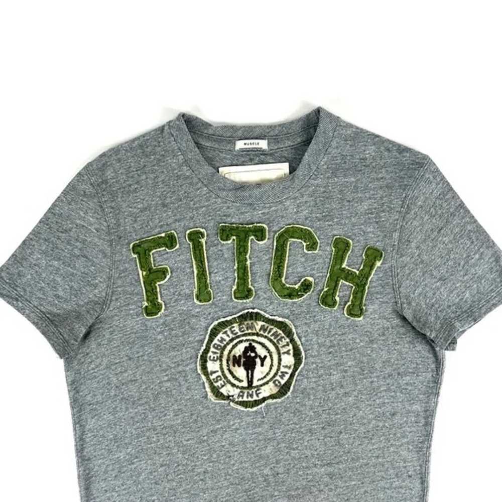 Abercrombie & Fitch Cold River Logo Grey Graphic … - image 4