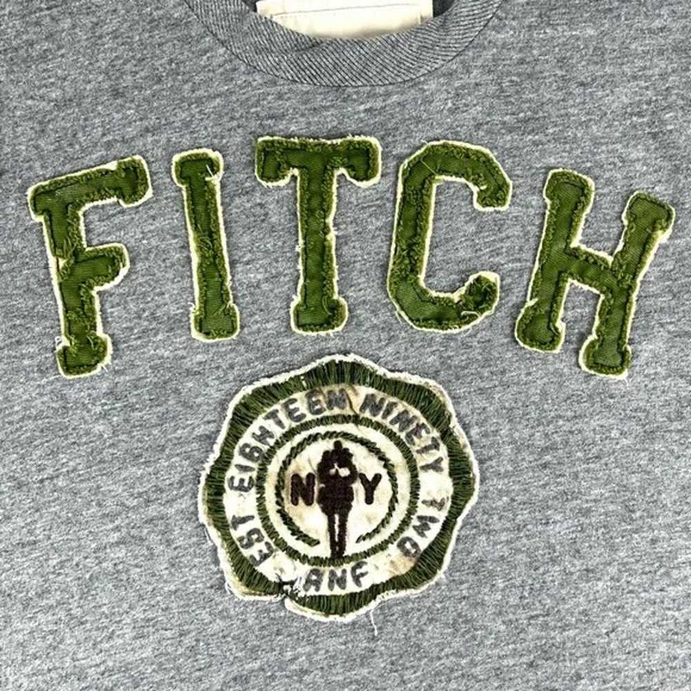 Abercrombie & Fitch Cold River Logo Grey Graphic … - image 6