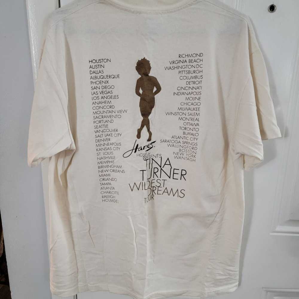 Vintage 1996 Tina Turner wildest dreams tour shirt - image 4