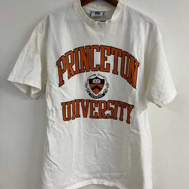 Vintage Lee Arched Logo Princeton University T-Sh… - image 1
