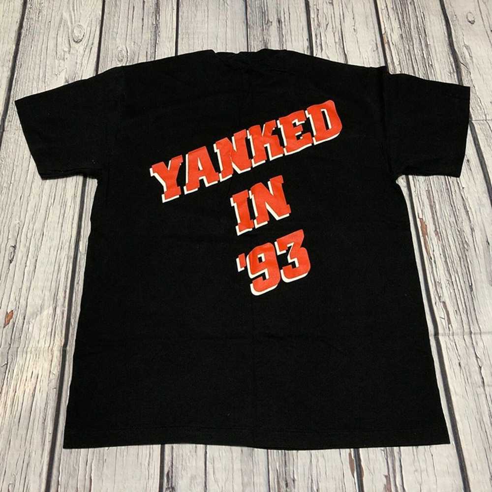 1993 Damn Yankees Vintage T-Shirt Size L Black Do… - image 4