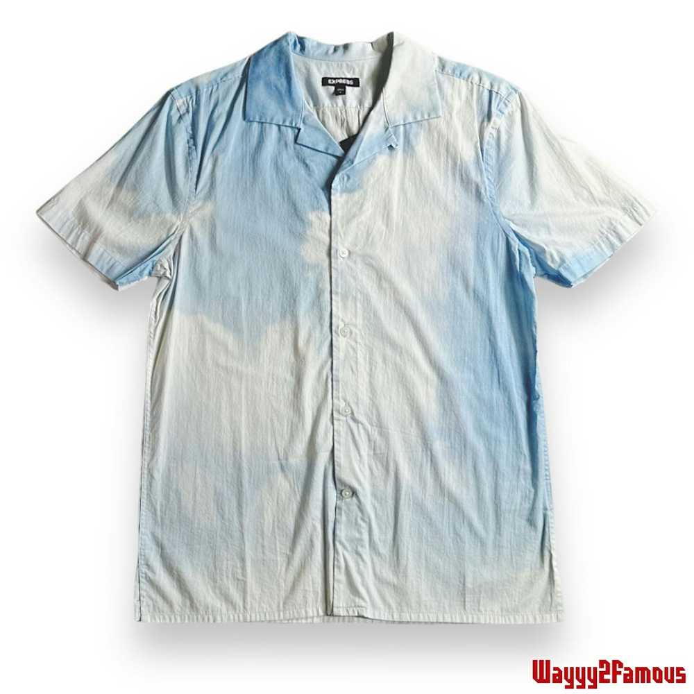 Express Blue Sky Button Up - image 1