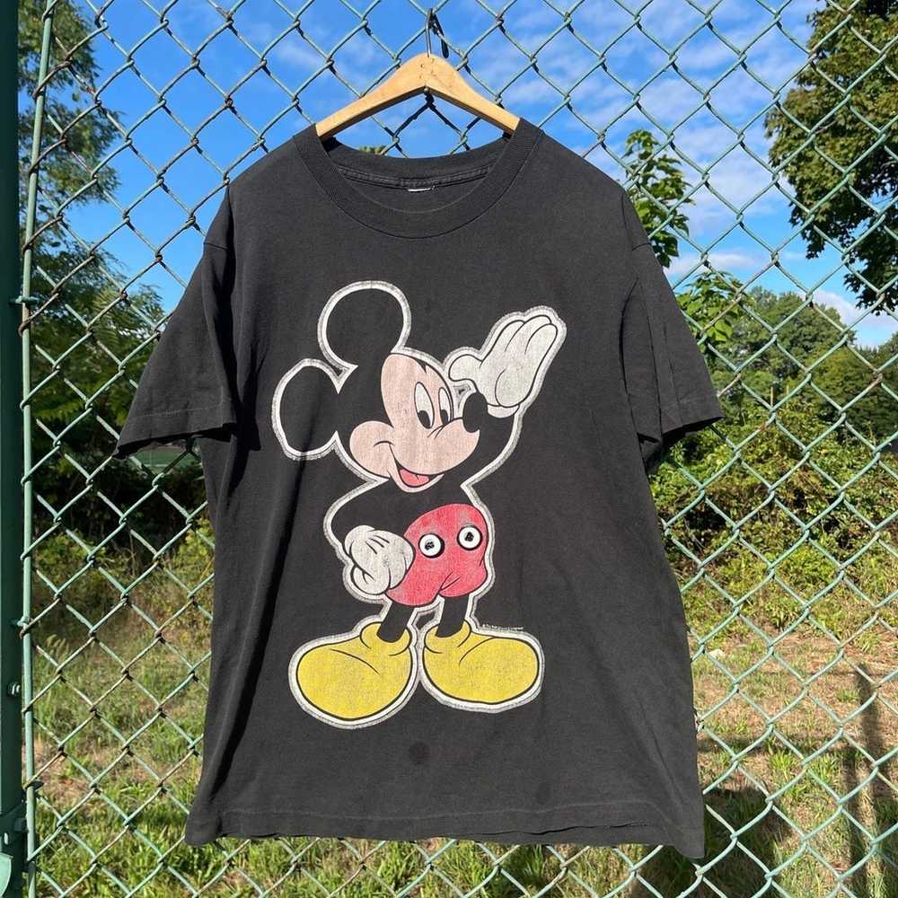 90’s Disney Vintage Mickey Mouse Retro Tee Graphi… - image 1