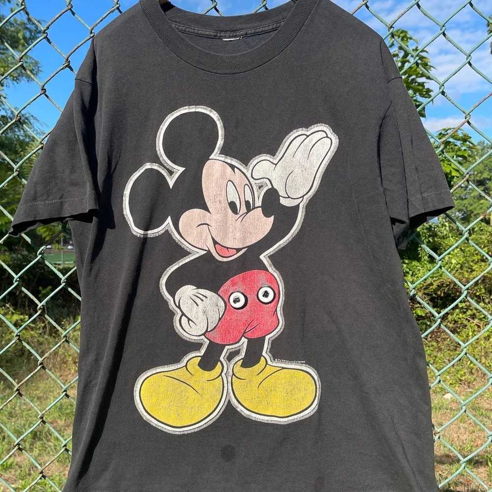 90’s Disney Vintage Mickey Mouse Retro Tee Graphi… - image 2