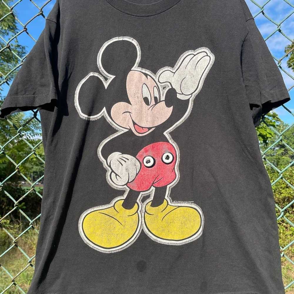90’s Disney Vintage Mickey Mouse Retro Tee Graphi… - image 3