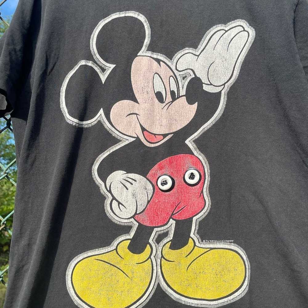 90’s Disney Vintage Mickey Mouse Retro Tee Graphi… - image 5