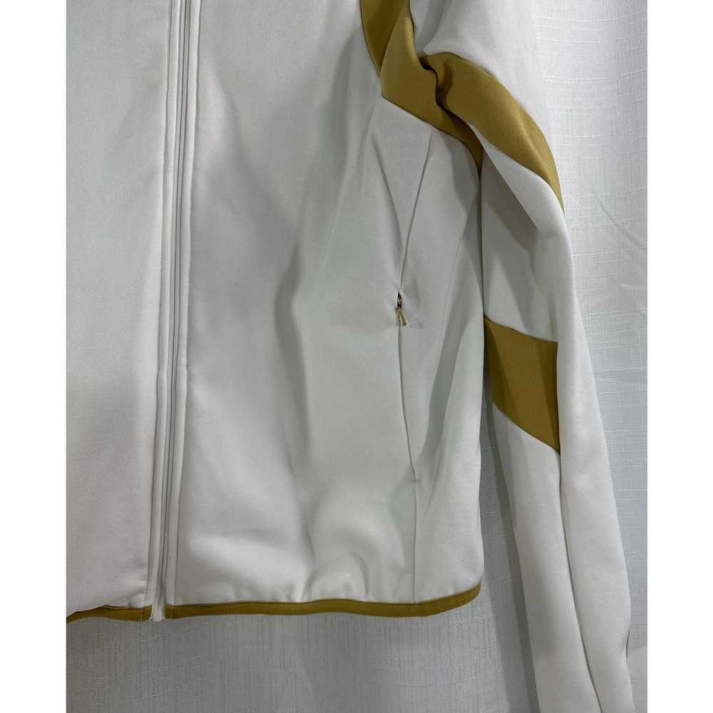 Nike NIKE Therma-Fit White and Gold Full Zip Hood… - image 2