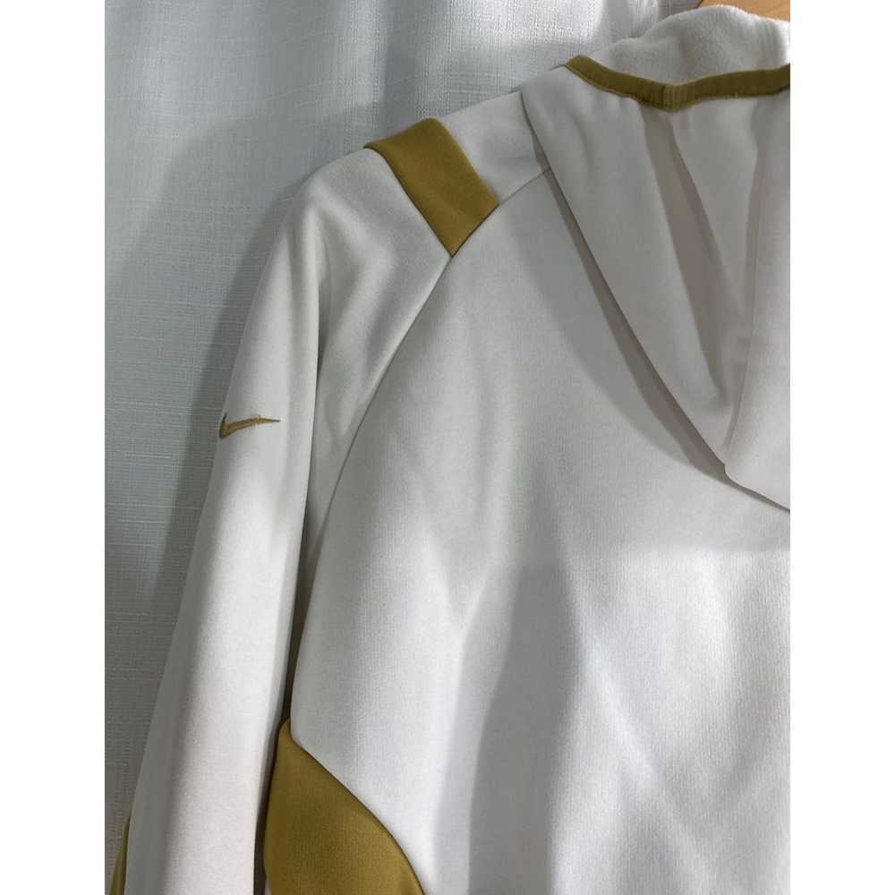 Nike NIKE Therma-Fit White and Gold Full Zip Hood… - image 5