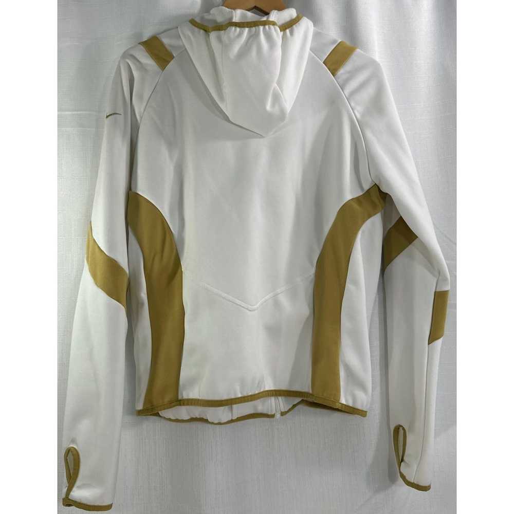 Nike NIKE Therma-Fit White and Gold Full Zip Hood… - image 6