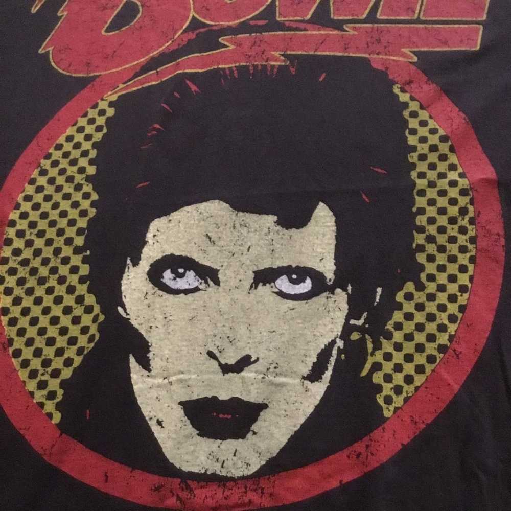 Rare david bowie pop art tshirt - image 1